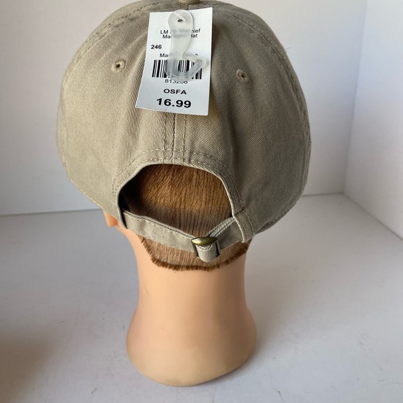 Harry Potter Mischief Managed Cap Wizarding World NWT One Size Adjustable Khaki - Picture 5 of 10